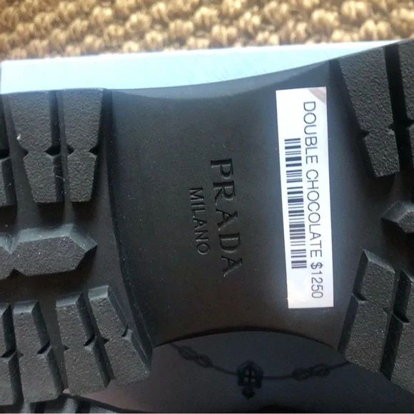 Prada Double Chocolate Platform Loafers Size 39 - Picture 9 of 9